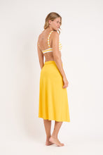 Charger l&#39;image dans la galerie, Model Back: Rio De Sol Jupe De Page Bio-Luz-Solar Long Skirt Knot
