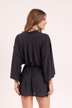 Charger l&#39;image dans la galerie, Image 08: Rio De Sol Robe De Plage Black Kimono

