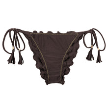 Charger l&#39;image dans la galerie, Product Front: Rio De Sol Bas Bottom Shimmer-Coffee Frufru
