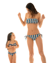 Charger l&#39;image dans la galerie, Model Back: Rio De Sol Deux Pièces Fille Geometric Kids
