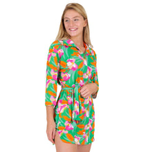 Charger l&#39;image dans la galerie, Gallery: Rio De Sol Vêtement De Plage Green Bloom Chemise
