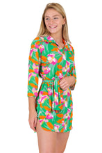 Charger l&#39;image dans la galerie, Image 04: Rio De Sol Vêtement De Plage Green Bloom Chemise
