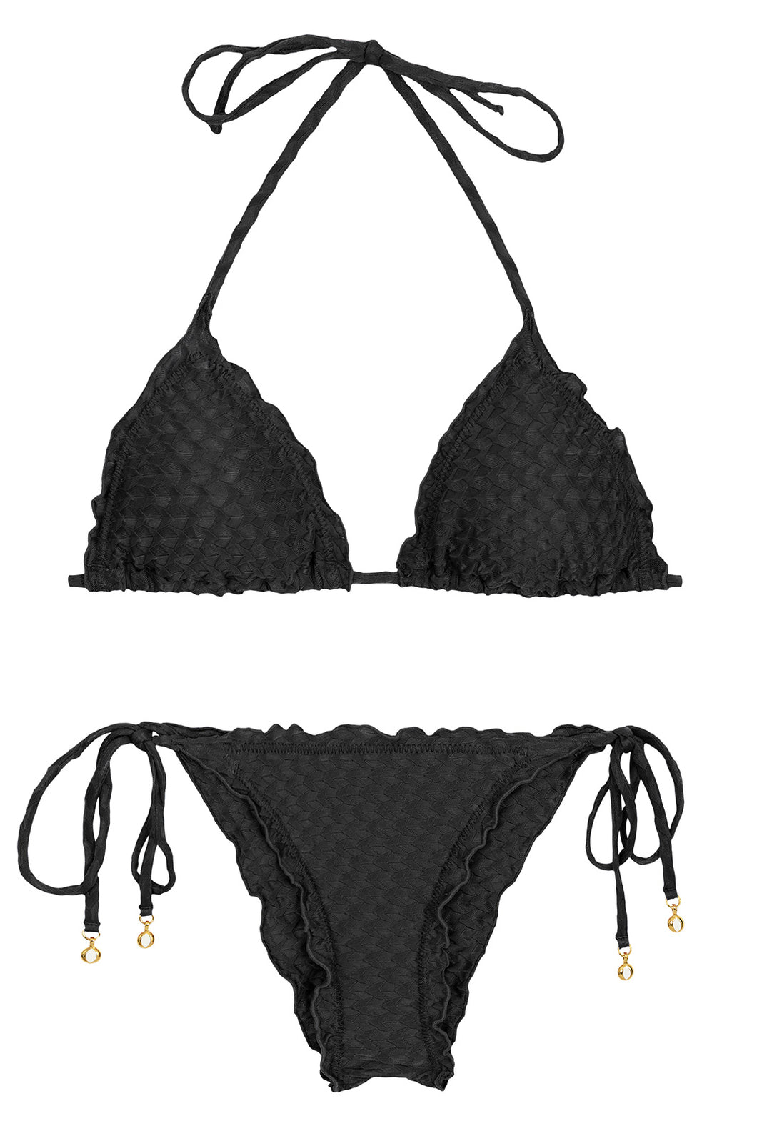 Product Front: Rio De Sol Ensemble Kiwanda Preto Frufru