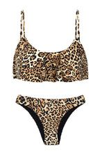 Charger l&#39;image dans la galerie, Product Front: Rio De Sol Ensemble Leopardo Babado
