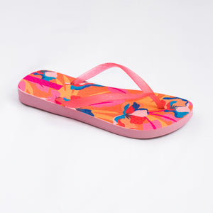 Product Back: Rio De Sol Tongs Orange Bloom Slim