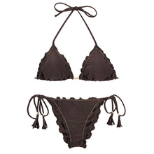 Charger l&#39;image dans la galerie, Product Front: Rio De Sol Ensemble Set Shimmer-Coffee Frufru
