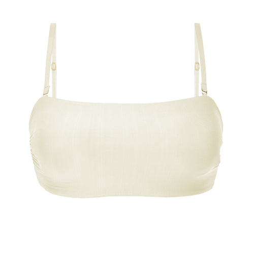 Product Front: Rio De Sol Haut Top Off-White Bandeau-Reto