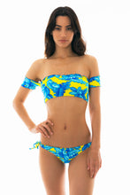 Charger l&#39;image dans la galerie, Image 06: Rio De Sol Haut Top Palmeira Azul Off Shoulder
