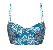 Charger l&#39;image dans la galerie, Product Front: Rio De Sol Haut Top Palms-Blue Balconet-Anna
