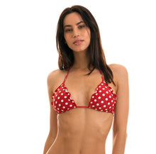 Charger l&#39;image dans la galerie, Model Front: Rio De Sol Haut Top Poa Red Frufru
