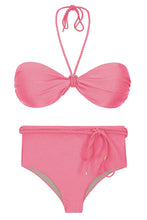 Charger l&#39;image dans la galerie, Set Shimmer-Confetti Twist Belted-High-Waist
