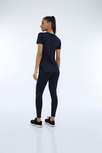 T-Shirt Skin Fit Inspiracionais Preto