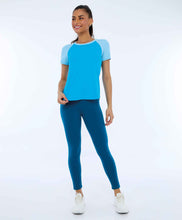 Charger l&#39;image dans la galerie, T-Shirt Skin Fit Recortes Sport Azul Vivid
