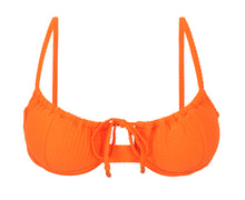 Charger l&#39;image dans la galerie, Top Dots-Orange Balconet-Tie
