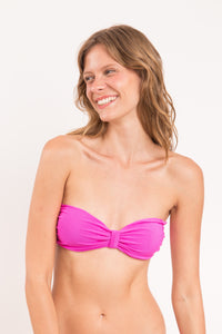 Top Malibu-Rosa Bandeau-Duo