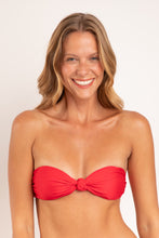 Charger l&#39;image dans la galerie, Top Microfibra-Chic-Red Bandeau-Joy
