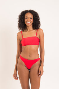 Top Rouge Bandeau-Reto