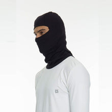 Charger l&#39;image dans la galerie, Model Front: Uv Line Chapeau Legionnaire Black Balaclava Upf50+
