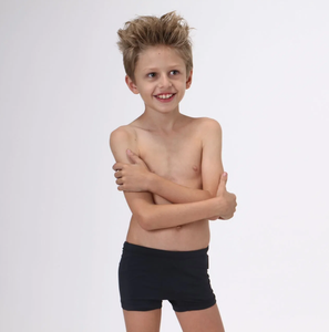 Model Front: Uv Line Maillot De Bain Garçon Sunga Kids F Inf Preto
