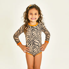 Charger l&#39;image dans la galerie, Model Front: Uv Line Maillot De Bain Bébé Swimsuit Baby Zebra Upf50+
