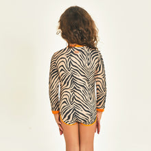 Charger l&#39;image dans la galerie, Model Back: Uv Line Maillot De Bain Bébé Swimsuit Baby Zebra Upf50+
