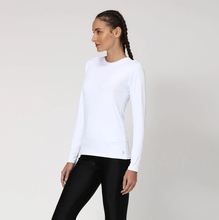 Charger l&#39;image dans la galerie, Image 02: Uv Line T-Shirt Women Fpu50+ Uvpro Long Sleeve T-Shirt White Uv
