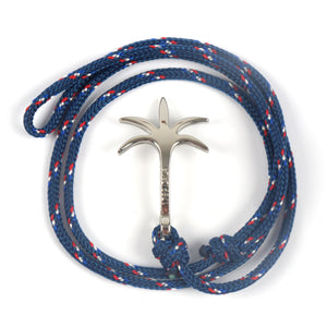 Navy Palm Bracelet