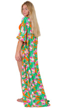 Charger l&#39;image dans la galerie, Green Bloom Long Dress
