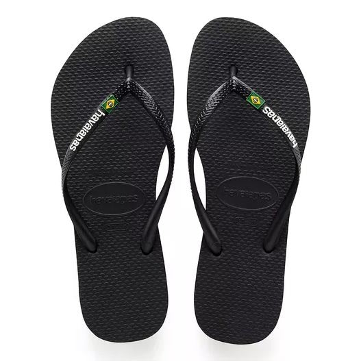 Havaianas Slim Brasil Fc Preto