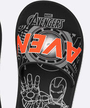 Load image into Gallery viewer, Ipanema Avengers Slide Preto Cinza Laranja
