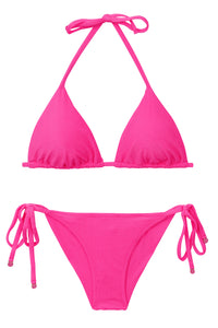 Malibu-Rosa Tri-Inv Cheeky-Tie Set