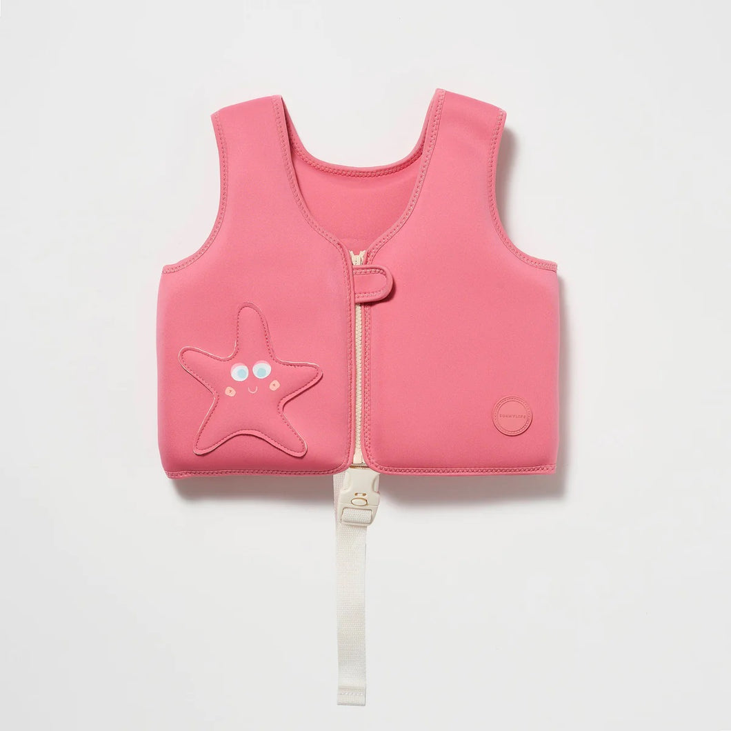 Swim Vest Ocean Tresure Pink Max 18KG 2-3 Years