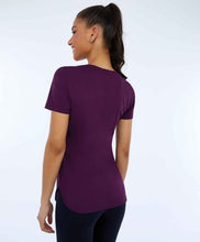 Charger l&#39;image dans la galerie, T-Shirt Skin Fit Inspiracionais Roxo
