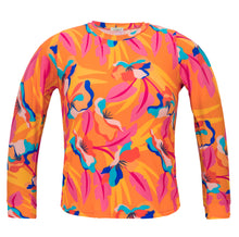 Charger l&#39;image dans la galerie, Top Orange-Bloom Rash-Guard
